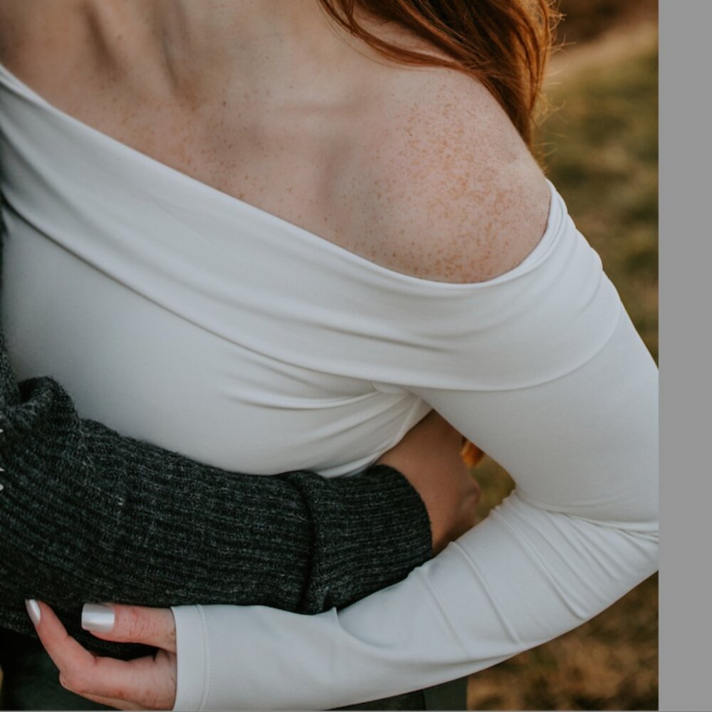 Aritzia Contour Deco Bodysuit in White